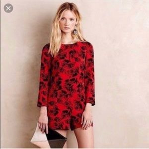 Peter Som Blaine Floral Romper